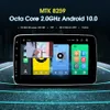 Android 10 4G 8-Core Car DVD Multimedia Player 1Din Pekskärm 64G 128G Universal med Wired CarPlay GPS Navigation