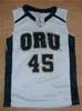 Koszykówka uczelni nosi 3 Max Abmas Oral Roberts University Basketball Jersey 2022 NCAA Final Four Jerseys 13 Nate Clover III 14 Deshang Weaver Trey Phipps