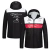 F1 Team Uniform Men's Half-Zip Full-Zip Racing Suit Formel One Fan Tops kan anpassas