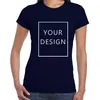 Kaus Wanita Desain Anda Sendiri Baru MerekGambar Kustom Kaos Badan Langsing Swakarya Atasan Musim Panas Pakaian 220613