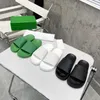 SLIDER Sandale, Designer-Hausschuhe, gestreift, runde Zehenpartie, Gummi-Slipper, Sommer-Strand-Slide, grüne Sandale, RESORT-SCHWAMM, Paar-Sandalen für Männer und Frauen, Flip-Flops