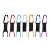 Drinkware Handle Fashion Creative Metal Ribbon Brocking Carabiner Clip Clip Water Buttle Guldle Holder Camping Snap Clip-On Sn4700