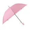 Parapluie en plastique transparent givré Fashion Parapluies irisés résistants aux intempéries coupe-vent durables