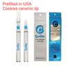 Biscuits ￠ g￢teaux pr￩fil￩s Bo￮te ￠ g￢teau barre torche Torche jetable E-cigarette remplie d'huile ￩paisse Dab stylo vaporisateur de cire de grammes