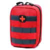 Lege tas voor noodpakketten Tactische medische EHBO -kit Taille Pack Outdoor Camping Wandel Tactische Molle Pouch Mini