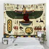Antike ägyptische ägyptische Wandteppichwand hängende Heimwohnheimdekorbetreads -Wurfkunst 220512