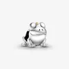Andy Jewel Authentic 925 Sterling Silver Beads Pandora Two-Tone Frog Prince Charm Charms past Europese Pandora Style Jewelry armbanden ketting 799342C00