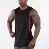 Sommarvarumärke Mens Casual Loose Tank Tops ärmlösa Tees Drop Armhole Fit Muscle Joggers Vest Gym Clothing Workout Plus Size 220621