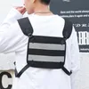 Bel Çantaları Fonksiyonel Taktik Göğüs Çantası Moda Hip Hop Yelek Streetwear Paketi Erkekler Siyah Rig Rahat Sırt Çantası