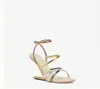 Multicolor pointed fashion women's special-shaped heel sandals European and American 2022 designer vintage female stiletto slipper block slippers Front & Rear Strap