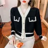 Moda donna cardigan lavorato a maglia maglioni donna manica lunga scollo a V coreano ufficio slim top maglia camicetta ragazze con cappuccio causale dolce vento