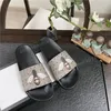 Chinelos masculinos femininos sandálias de verão de alta qualidade pantoufles luxuosos pantufas de praia chinelos de moda sandálias femininas sandálias rasas tigre floral abelha com caixa