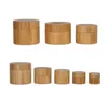 Packing Bottles 5G 10G 15G 20G 30G 50G Bamboo Bottle Cream Jar Empty Lip Balm Container Wide Mouth Cosmetics Jars SN4464