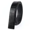 Belts WESTAL Crocodile Pattern Belt For Men Genuine Leather Without Buckle Casual Cowskin Business Cowboy Waistband