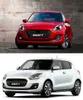 2 peças automotivas das luzes do carro dos pces para maruti suzuki swift dzire 20 18-2021 lâmpadas led faróis drl lente de feixe duplo