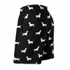 Shorts pour hommes Wiener Dog Print Board Teckel Silhouette Beach Pantalon court de haute qualité Mâles Design classique Maillots de bainM196e