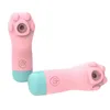 Cute Cat Paw Sucking Vibrator Nipple Clit Sucker Clitoris Stimulator G Spot 7 Speeds For Women sexy Toy Adult