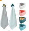 Towel Holder Sucker Wall Rack Washing Cloth Rag Hook Free Punch Storage Hand Dish Towel Kitchen Bathroom Tools W4