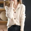 Cashmere Sweater Vintage Sweaters Cardigan for Women Aesthetic Winter Trend Luxury Knitted Tops Cardigans Woman Designer 220817