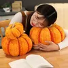 Simulata zucca coccola arancione ripieno di verdure morbide Decorazione per la famiglia del giorno di Halloween cm J220704