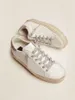 Пары повседневная обувь дизайнер роскошная версия Hi Star Ltd кроссовки с серебряным блестящим языком и голубой замшей