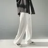 Pantaloni da uomo primavera e l'estate da uomo sezione sottile pantaloni di seta del ghiaccio versione coreana pantaloni dritti casuali larghi coppia 220826