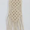 Mini Macrame Keychains Boho Bag سحر مع شرابات ملحق مصنوع يدويًا لمحفظة الهاتف المحفظة