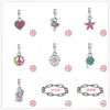 Nya S925 Sterling Silver Loose Beads Luxury Pärled Flamingo Charms Armband U Chain Original Fit Pandora Necklace BangleFashion Pendant Women Jewets Gifts