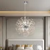 Chandeliers Dandelion Crystal Ceiling Lighting Modern Pendant Lamp For Living Room Bedroom Kitchen Home Decoration Ligths