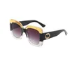 Дизайнерские солнцезащитные очки бокалы бренда открытые оттенки PC Farme Fashion Classic Ladies Luxury Sunglass Mirror для женщин