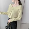 Frauen Blusen Shirts Sexy Slash Neck Diamanten Chiffon Bluse frauen Kleidung 2022 Büro Dame Pendeln Solide Pullover Koreanische mode