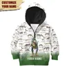 Piękny dinozaur dostosuj swoje imię i nazwisko z kapturem 3D Suit Tshirt Zipper Pullover Kids Suit Funshirt Tracksuit 02 220704