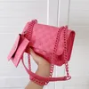 Plaid Small Bag 2022 New Style Girls Handbag Fashion Ladies Bolsa Bolsa de Mensageiro de ombro