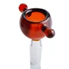 14MM Male Smoking Hookah's Accessories Random Clolor Shape Glass Water Bongs Bowl Herb Oil Burner