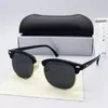 Markendesigner Polarisierte Brillen Luxus-Sonnenbrillen Herren Damen Piloten-Sonnenbrillen UV400-Brillen Sonnenbrillen Metallrahmen Polaroid-Objektiv mit Box-Etui