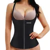 Burvogue Taille Trainer Corset Underbust Shapewear Latex Body Shaper Tummy Slank ondergoed Vrouwen Gewichtsverlies Sauna Zweetvest 220813