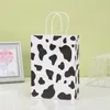 Presentförpackning 12st Cow Printed Goodies Bags Paper Gifts Birthday Festival Party FavorSgift Giftoft