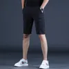 Shorts pour hommes Hommes d'été Pantalon de costume léger et soyeux Business Casual Pantalon court noir pour hommes