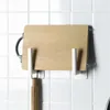 Haken Rails Multifunctionele Muurhaak Zelfklevend Roll Papier Pot Deksel Houder Organizer voor Keuken Badkamer Slaapkamer Home Toilet Rack Organi