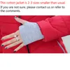 Winter Jacket Women Clothes Womens Parkas Thicken Outerwear Solid Coats Short Female Slim Cotton Padded Basic Tops Hiver 220801
