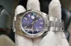 41mm Blue Watches Mens BP Factory Mechanical Asia 2813 Orologio da uomo Business Date 126334 Vetro zaffiro 126300 Automatico BPF Smooth Flute Bezel