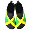 Waterschoenen voor vrouwen en mannen snel drogen zwemstrandschoenen voor outdoor surf yoga-oefening jamaica vlag Caribbean reggae rasta 220610