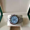 Reloj automático Clean Factory Super Men Watch M1165060002 116506 40 mm Cerámica Cosmograph Impermeable Baguette Diamante Cronógrafo Trabajo Eta 4130 Movimiento Y0q