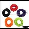 Resistance Bands Equipments Fitness Supplies Sports & Outdoors Drop Delivery 2021 5Mm*5M Outdoor Natural Latex Tube Stretch Elasti2476