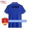 Marcas de moda personalizadas Polo Shirt Hombres S Verano Slim Fit Manga corta Color sólido Mujeres Tops Casual Ropa de negocios DIY 220722