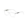 نظارات شمسية ذات عدسات شفافة بتصميم عتيق للرجال والنساء ، إطارات قصر النظر ، مرآة مسطحة كلاسيكية