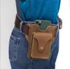 C-15 leather money clips men's mobile phone hanging pockets wear belt outdoor work belt wallet