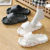 Cloud Women Slice Slippers Men Outdoor Sandales Home Beach Chaussures Cartoon Sneakers non glip