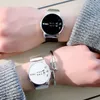 Kol saatleri Kişilik Yaratıcılık Siyah Beyaz Kadınlar Moda Deri İzle Erkek Kadın Kuvars Saat UNISEX HEDİKSWRristwatches