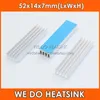 Fans & Coolings DO HEATSINK 52x14x7mm Without Or With Thermal Pad Aluminum Silver Cooler Raidator Cooling For DIP ChipsetFans